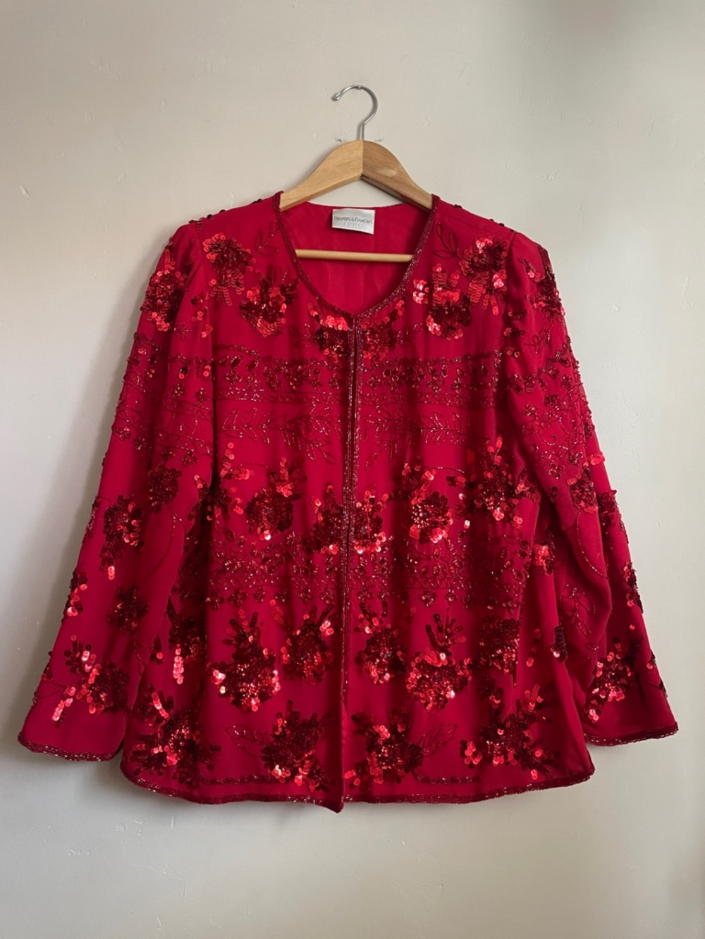 •| sequin blazer
